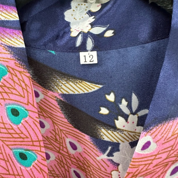 Robe Peacock Floral Blue Small - Picture 9 of 12